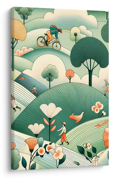 Quadro su tela – Giornata di primavera nella natura