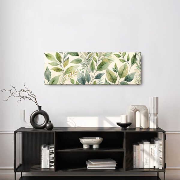 Quadro su tela – Rametti e foglie fresche