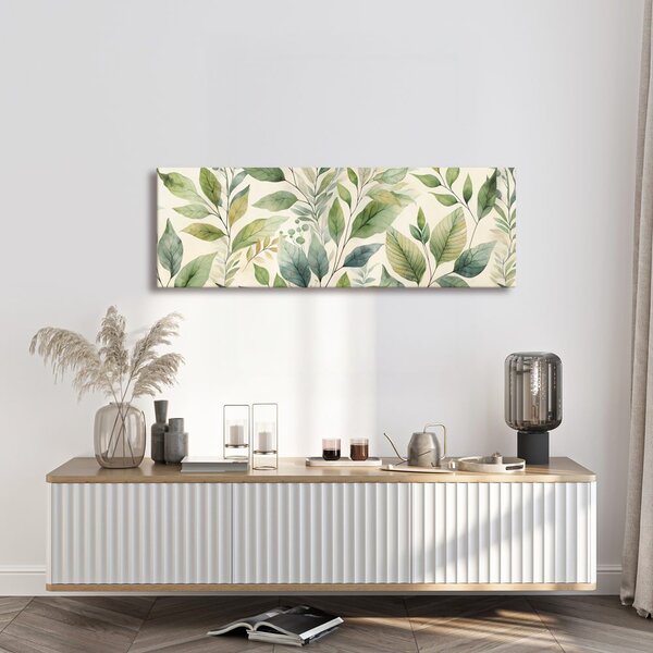 Quadro su tela – Rametti e foglie fresche