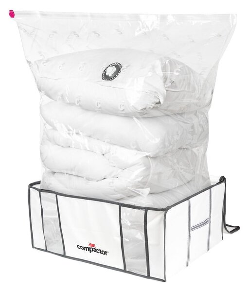 Set di organizer per vestiti sottovuoto/rinforzati in tessuto 2 pz 65x45x27 cm Life – Compactor
