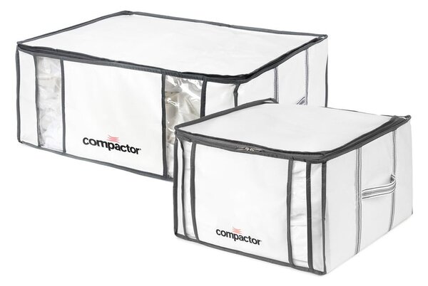Set di organizer per vestiti sottovuoto/rinforzati in tessuto 2 pz 65x45x27 cm Life – Compactor