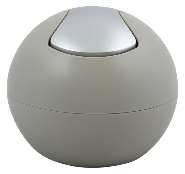 Cestino per la spazzatura grigio tortora in plastica 1 l Bowl Matt – Spirella
