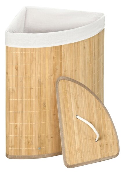 Cesto portabiancheria in bambù colore naturale 40 l Bamboo - Compactor