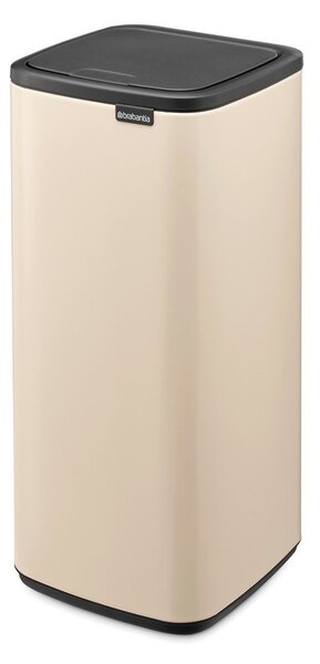Cestino per la spazzatura beige in acciaio touch 30 l Bo Touch – Brabantia