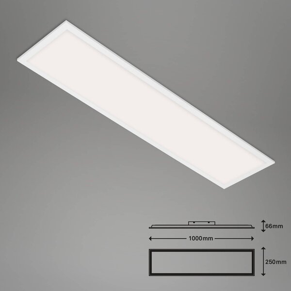 Briloner Plafoniera LED Piatto S dimming CCT bianco 100x25