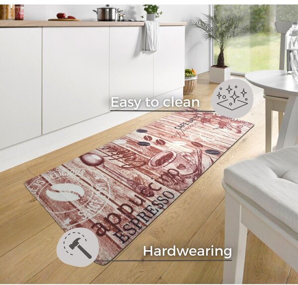 Runner da cucina marrone Delicious Coffee, 67 x 180 cm Delicious Coffee - Hanse Home