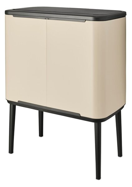 Bidone per rifiuti in acciaio beige touch 36 l Bo Touch Bin - Brabantia