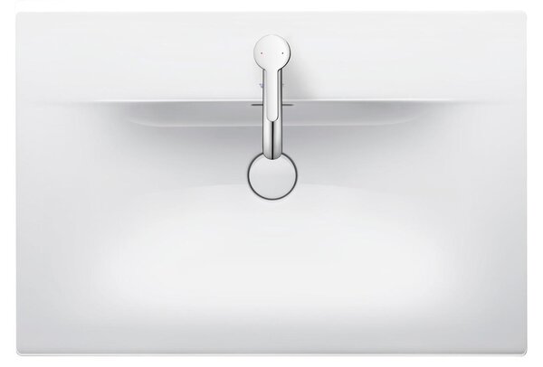 Duravit Meuble lave-mains Viu 234473, 730 mm, avec trop-plein, avec table de robinetterie, 1 trou de robinet, 23447300001, 23447300001