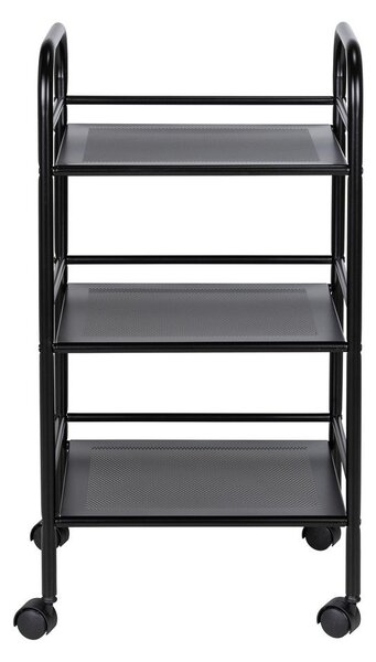 Scaffale mobile in metallo nero 41x75 cm - Wenko
