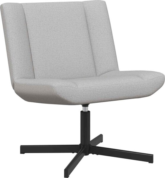 VidaXL Sedia girevole grigio nuvola 63 x 75 x 76 cm tessuto