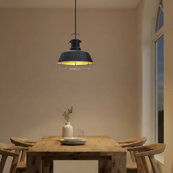 Lampada a sospensione Mason ROYALTECH, dimmerabile, Nero, Soggiorno / Sala da pranzo, Metallo, Vintage, Lampada a sospensione