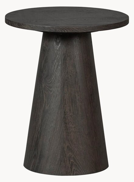 Tavolino rotondo effetto legno Maan