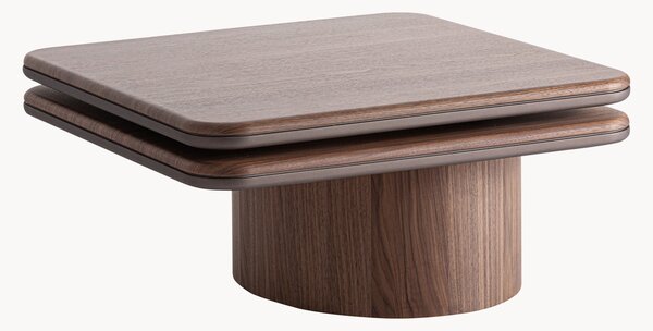Tavolino da salotto in legno fatto a mano con piano girevole Kexby