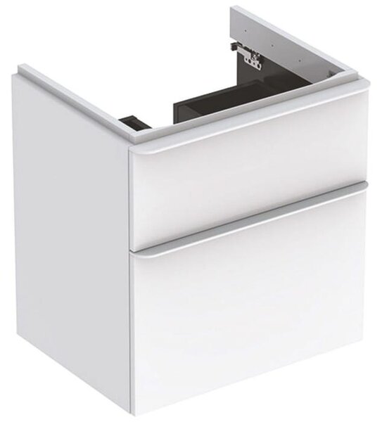 Geberit Smyle Square armoire sous lavabo, 500352, 584x617x470mm, avec 2 tiroirs, 500.352.00.1, 500.352.00.1
