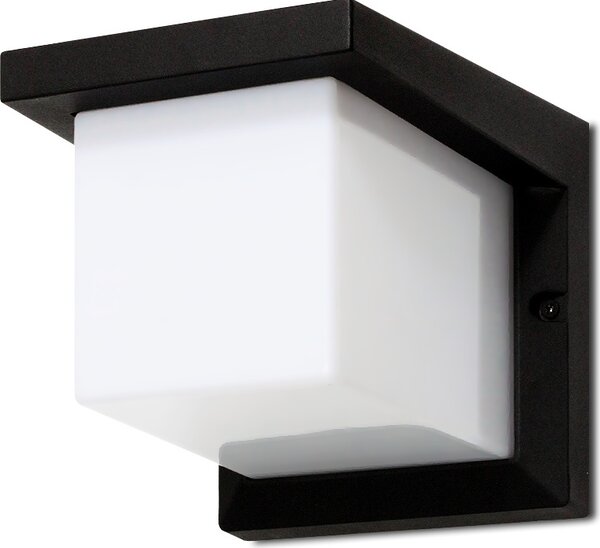 Lampada da esterno a LED FEMI applique IP54 E27 applique da esterno cubo illuminazione ingresso