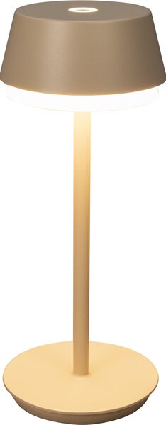 Konstsmide Lampada da tavolo LED USB RGBW Lyon nei colori della sabbia 2,5W 120lm IP54, 7830-330