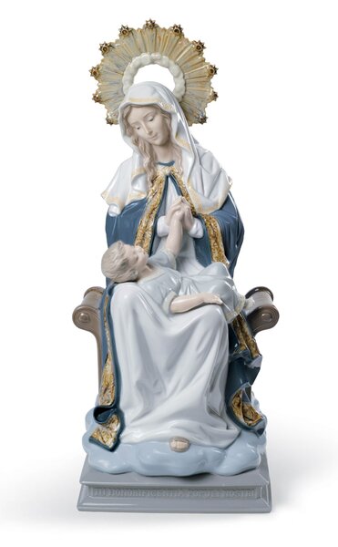 Statua La Madonna Dellla Divina Provvidenza Lladrò