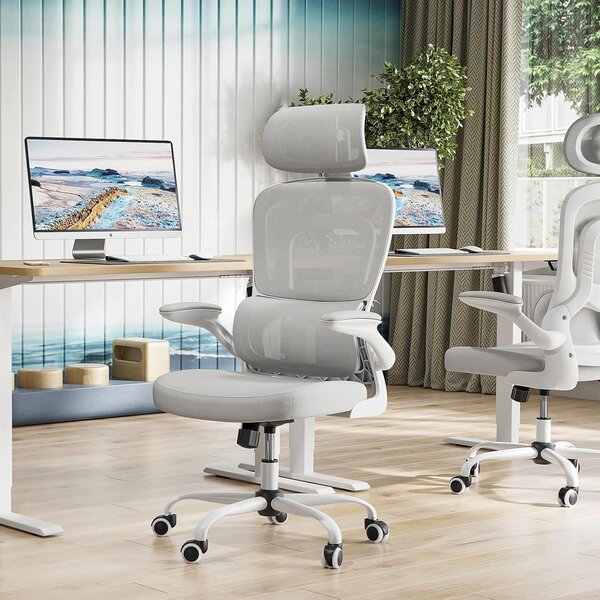 Sedia ergonomica da ufficio - Sedia per computer - Sedia da scrivania - Sedia da ufficio - Sedia per dirigenti - Regolabile in altezza