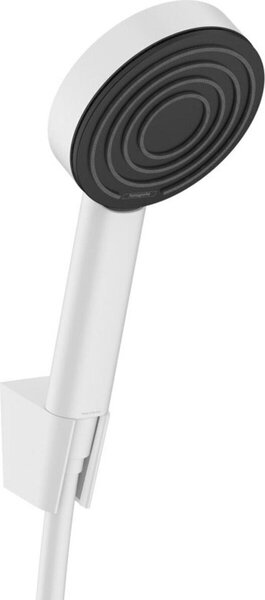 Set doccia Hansgrohe Pulsify 105 1jet con tubo flessibile da 1250 mm, finitura bianco opaco