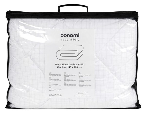 Přikrývka s výplní z mikrovlákna 140x200 cm Carbon Medium – Bonami Essentials