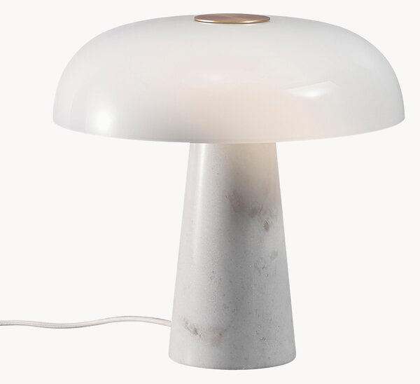 Lampada da tavolo con base in marmo Glossy