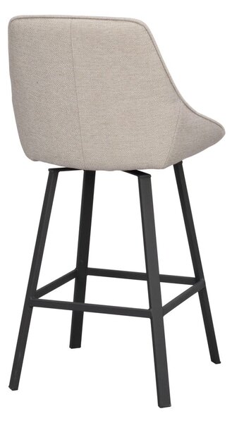 Sgabelli da bar beige in set di 2 (altezza seduta 65 cm) Alison - Rowico
