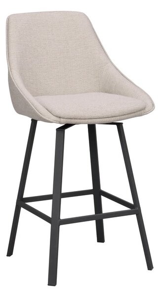 Sgabelli da bar beige in set di 2 (altezza seduta 65 cm) Alison - Rowico