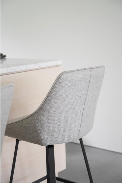 Sgabelli da bar beige in set di 2 (altezza seduta 65 cm) Alison - Rowico