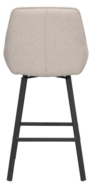 Sgabelli da bar beige in set di 2 (altezza seduta 65 cm) Alison - Rowico