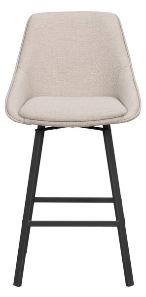 Sgabelli da bar beige in set di 2 (altezza seduta 65 cm) Alison - Rowico