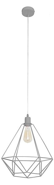 Lampadario KARO LARGE 1xE27/15W/230V grigio