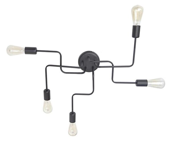 Lampadario fisso TUBE 5xE27/15W/230V