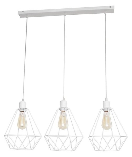 Lampadario KARO 3xE27/15W/230V bianco