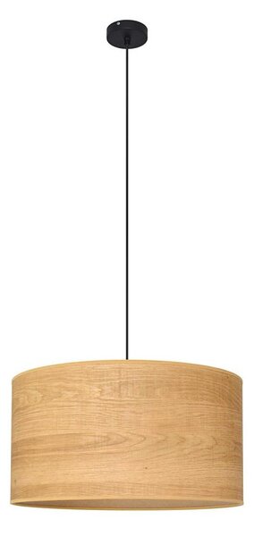 Lampadario a sospensione con filo ALBA 1xE27/15W/230V diametro 45 cm marrone/nero