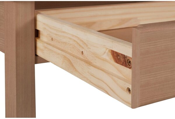 Tavolo da lavoro in legno di pino, lunghezza 140 cm Gava - Støraa