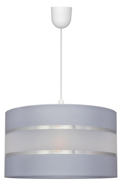 Lampadario a sospensione con filo HELEN 1xE27/15W/230V diametro 35 cm grigio/argento