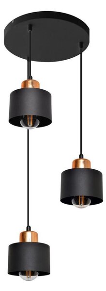 Lampadario a sospensione con filo EDISON 3xE27/15W/230V