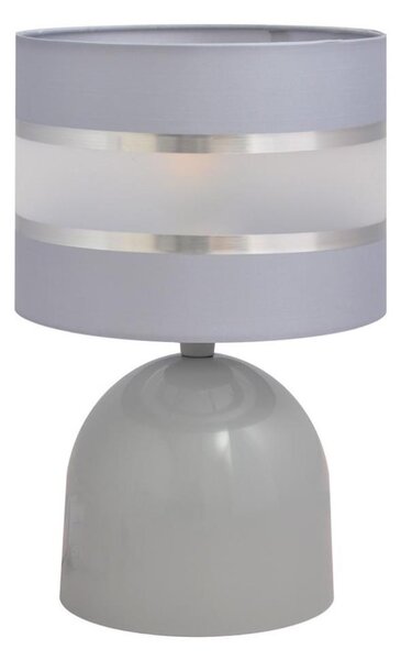 Lampada da tavolo HELEN 1xE27/15W/230V grigio/argento