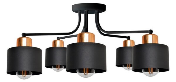Lampadario a plafone EDISON 5xE27/15W/230V