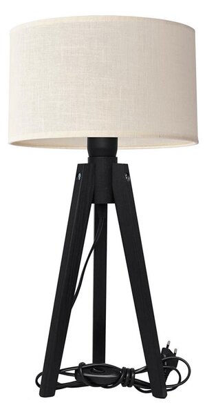 Lampada da tavolo ALBA 1xE27/15W/230V color crema/pino