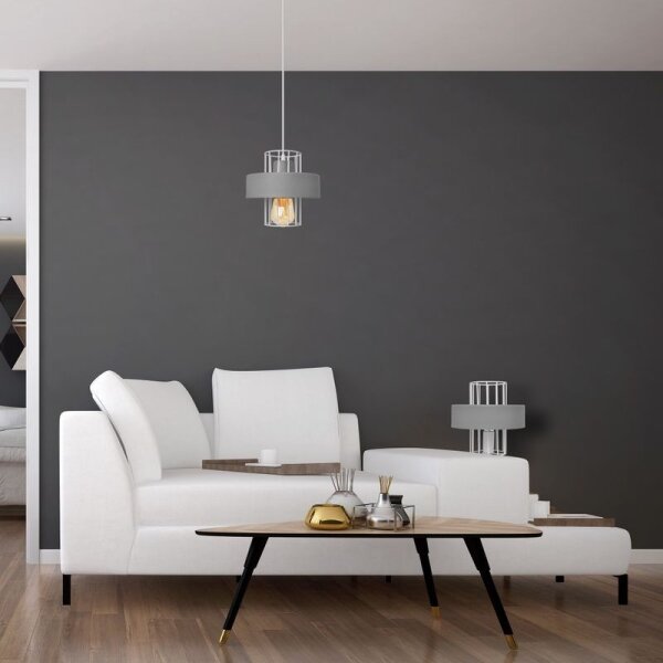 Lampada da tavolo VOLTA 1xE27/15W/230V grigio