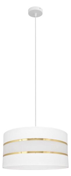 Lampadario a sospensione con filo HELEN 1xE27/15W/230V diametro 40 cm bianco/oro