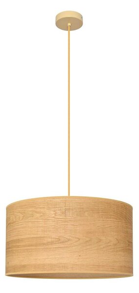 Lampadario a sospensione con filo ALBA 1xE27/15W/230V diametro 45 cm marrone