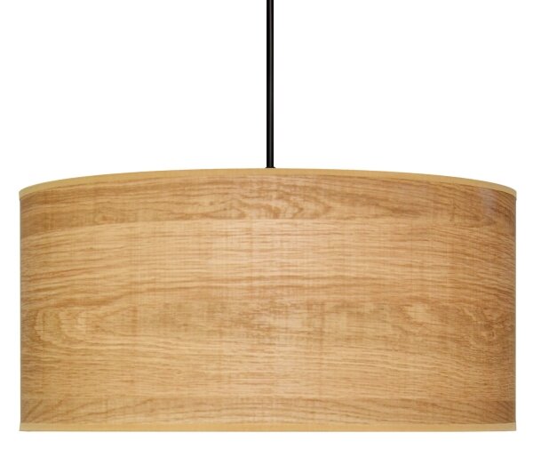 Lampadario a sospensione con filo ALBA 1xE27/15W/230V diametro 40 cm marrone/nero