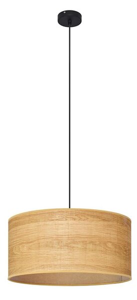 Lampadario a sospensione con filo ALBA 1xE27/15W/230V diametro 40 cm marrone/nero