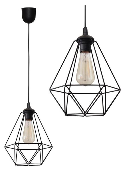 Lampadario a sospensione con filo KARO 1xE27/15W/230V