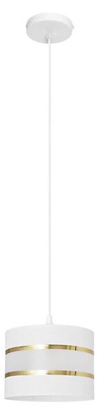 Lampadario a sospensione con filo HELEN 1xE27/15W/230V diametro 20 cm bianco/oro