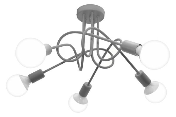 Lampadario da parete per bambini OXFORD 5xE27/15W/230V