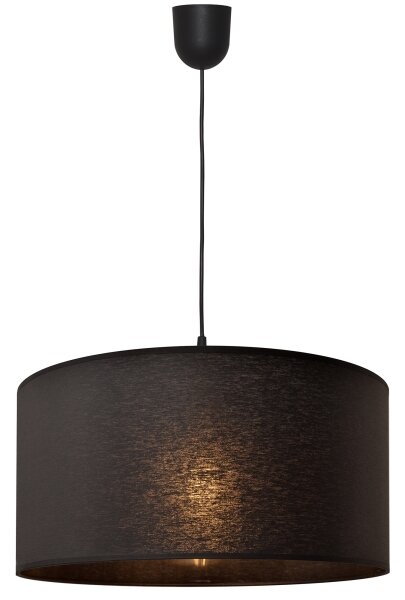 Lampadario su corda ALBA 1xE27/15W/230V d. 40 cm nero