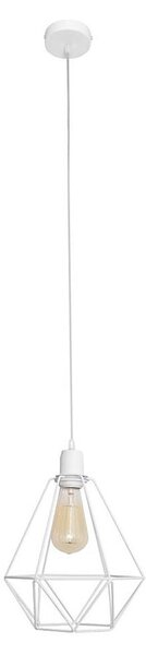 Lampadario KARO 1xE27/15W/230V bianco